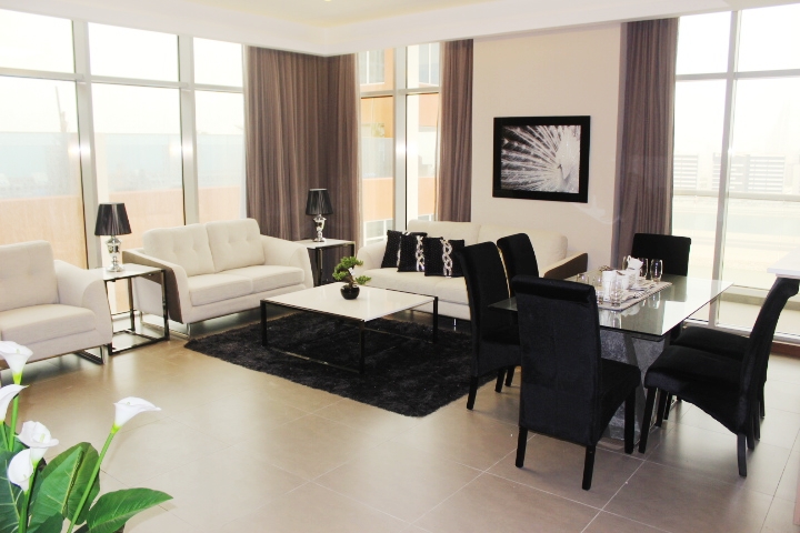 Amazing Apartment in Seef w Sea view | 2 Bed